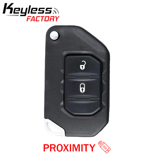 2021-2021 Jeep Wrangler Gladiator / 2-Button Smart Flip Key Remote / PN: 68416786AB / OHT1130261 (RF-WRNG-2) - UHS Hardware