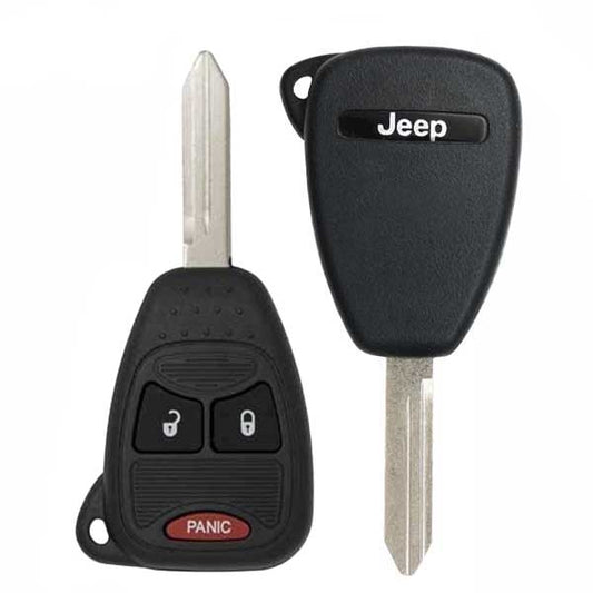 2004-2017 Jeep Patriot Compass / 3-Button Remote Head Key / PN: 68000603AA / OHT692427AA OHT692713AA (OEM Refurb) - UHS Hardware