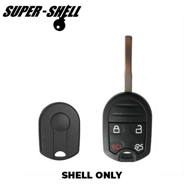 2012-2018 Ford / 4-Button Remote Head Key Shell / HU101 / OUCD6000022 CWTWB1U793 (RHS-FD-062) - UHS Hardware