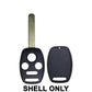 2005-2013 Honda / 4-Button Remote Head Key SHELL / HO01 / OUCG8D-380H-A, MLBHLIK-1T, KR55WK49308, N5F-S0084A (AFTERMARKET) - UHS Hardware
