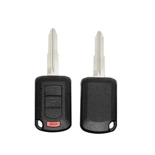 2016-2018 Mitsubishi / 3-Button Remote Head Key Shell / MIT3 / OUCJ166N (RHS-MIT-010) - UHS Hardware