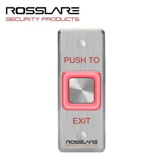 Rosslare - EX17EO - Request To Exit Button w/Toggle - Mullion Size - Digital Piezo- 12-24 VDC - UHS Hardware