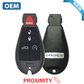 2008-2014 Dodge Challenger Charger / 5-Button Fobik Key / PN: 056046694AH / IYZ-C01C / Keyless Go Fobik (OEM) - UHS Hardware