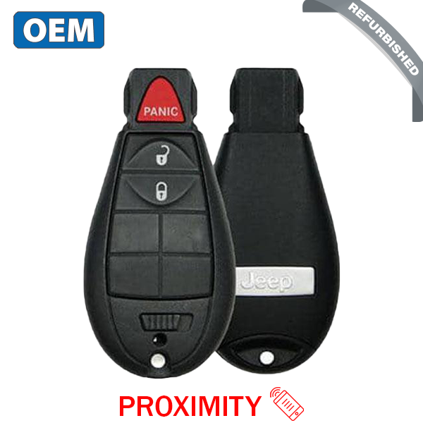 2009-2013 Jeep Grand Cherokee / 3-Button Fobik Key / PN: 56046733AE / IYZ-C01C / Keyless Go Fobik (OEM Refurb) - UHS Hardware