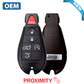 2009-2013 Jeep Grand Cherokee / 6-Button Fobik Key / PN: 68051666AI / IYZ-C01C / Keyless Go Fobik (OEM) - UHS Hardware