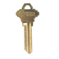SC5 / 1145A Brass Finish Schlage Single Key Blank (AFTERMARKET)