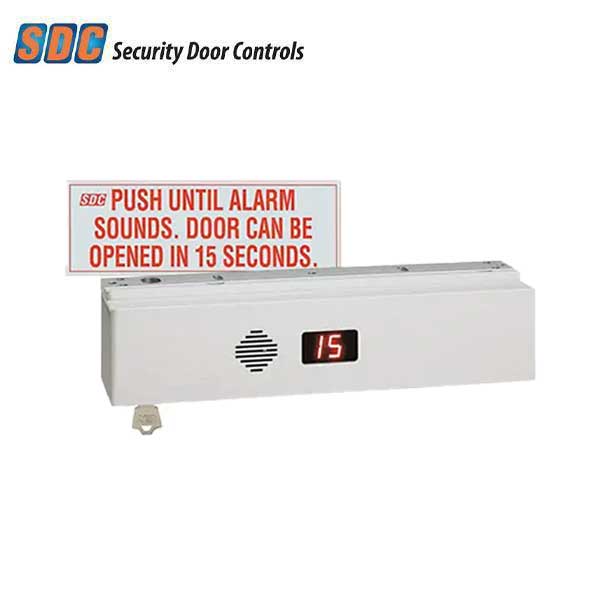 SDC - 1511S - Delayed Egress Single Magnetic Lock - Integrated - Surface Mount - 1650lbs - 12/24VDC - Aluminum - Grade 1 - UHS Hardware
