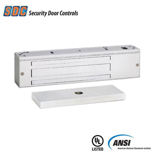 SDC - 1511VD - Single EM Lock - Door Position Status - Surface Mount - 1650lbs. - 12/24VDC - Aluminum - Fire Rated - Grade 1 - UHS Hardware