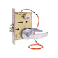 SDC - Z7852LQG - Solenoid Controlled Mortise Lock - Fail Secure - Galaxy Rose - Left Hand - 12/24VDC - Satin Chrome - Fire Rated - Grade 1 - UHS Hardware