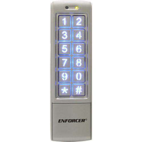 Seco-Larm - Access Control Digital Keypad - 1010 Users - Mullion Style - Weatherproof - Multi-colored Status LEDs - UHS Hardware