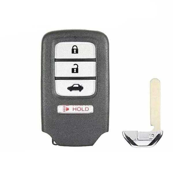 2013-2019 Honda / 4-Button Smart Key SHELL for KR5V1X, KR5V44, KR5T44 (AFTERMARKET) - UHS Hardware