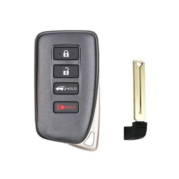 2015-2020 Lexus / 4-Button Remote Smart Key SHELL / HYQ14FBA HYQ14FBB (SKS-LEX-017) - UHS Hardware