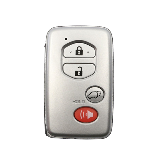 2005-2014 Toyota / Lexus - 4-Button Smart Key SHELL - HYQ14AAB / HYQ14ACX - Silver Case (AFTERMARKET) - UHS Hardware