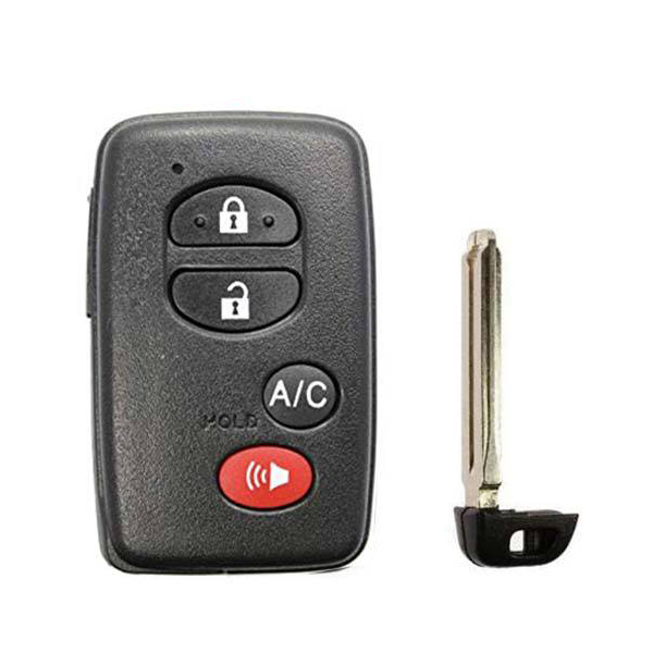 2009-2015 Toyota / 4-Button Smart Key SHELL / HYQ14AAB HYQ14ACX (SKS-TOY-109) - UHS Hardware