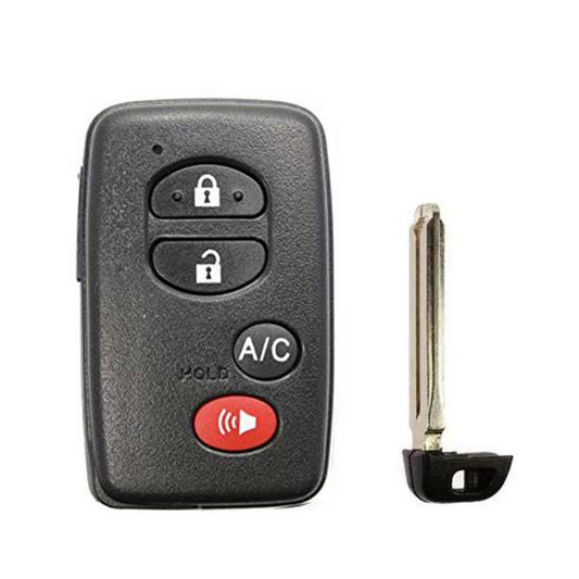 2009-2015 Toyota / 4-Button Smart Key SHELL / HYQ14AAB HYQ14ACX (SKS-TOY-109) - UHS Hardware
