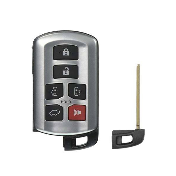 2011-2020 Toyota Sienna / 6-Button Smart Key SHELL / HYQ14ADR (SKS-TOY-SIE-6) - UHS Hardware