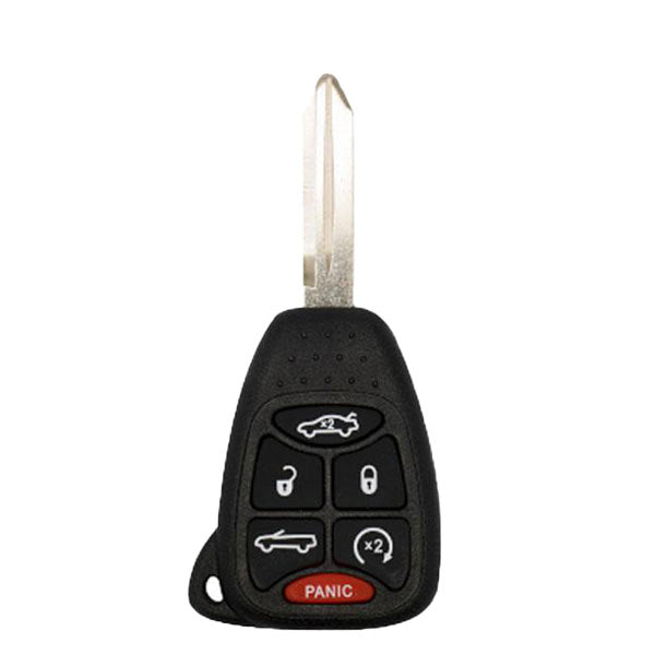 Solid Keys USA - 2004-2017 Chrysler Dodge Jeep / OEM Replacement / 6-Button Remote Head Key w/ Remote Start & Convertible - UHS Hardware