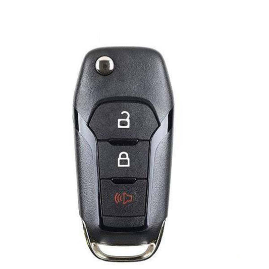 Solid Keys USA - 2013-2019 Ford / OEM Replacement / 3-Button Flip Key w/ Remote Start - UHS Hardware