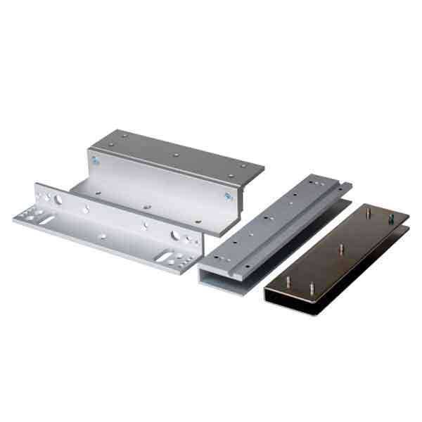 Seco-Larm - Glass Door "U" Brackets for 300 lb Electromagnetic Lock - Indoor - UHS Hardware