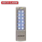 Seco-Larm - Access Control Digital Keypad - 1010 Users - Mullion Style - Weatherproof - Multi-colored Status LEDs - UHS Hardware