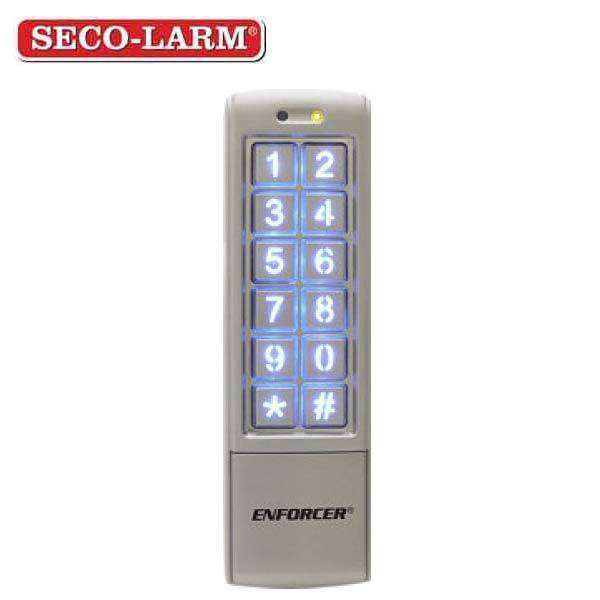 Seco-Larm - Access Control Digital Keypad - 1010 Users - Mullion Style - Weatherproof - Multi-colored Status LEDs - UHS Hardware