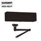 Sargent - 1431 - Powerglide Door Closer w/ CPSH - Heavy Duty Hold Open Parallel Arm w/ Compression Stop - BSP - Black Suede Powder Coat - Grade 1 - UHS Hardware