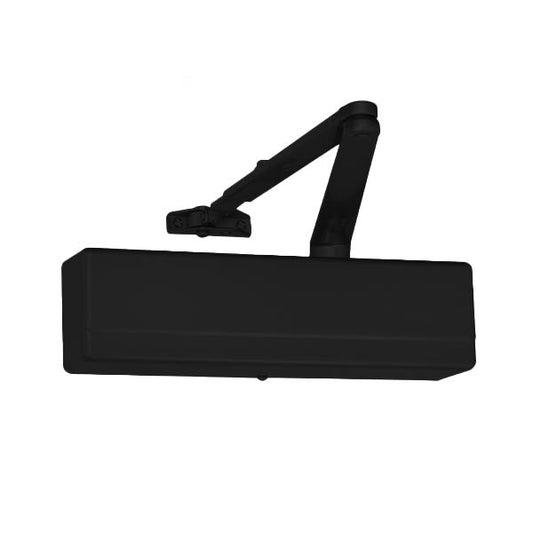 Sargent - 1431 - Powerglide Door Closer w/ UO - Universal Standard Arm Package - BSP - Black Suede Powder Coat - Grade 1 - UHS Hardware