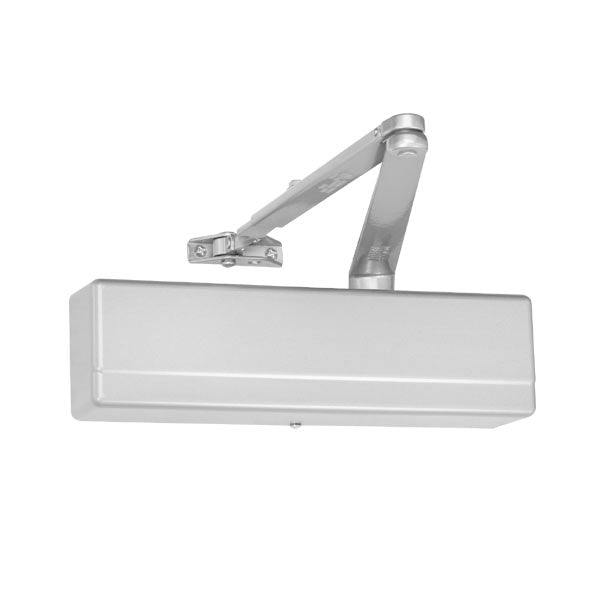 Sargent - 1431 - Powerglide Door Closer w/ O - Standard Arm - EN - Sprayed Aluminum Enamel - Grade 1 - UHS Hardware