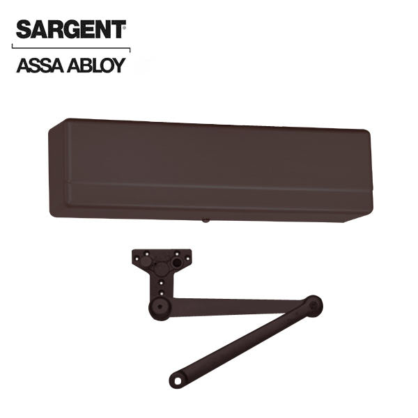 Sargent - 1431 - Powerglide Door Closer w/ PS - Heavy Duty Parallel Arm w/ Positive Stop - 10BE - Dark Oxidized Satin Bronze Equivalent - Grade 1 - UHS Hardware