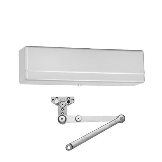 Sargent - 1431 - Powerglide Door Closer w/ PSH - Heavy Duty Hold Open Parallel Arm w/ Positive Stop - EN - Sprayed Aluminum Enamel - Grade 1 - UHS Hardware