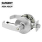 Sargent - 10G70 - Electromechanical Cylindrical Lock - L Rose / L Lever - Fail Safe - LA Keyway - 26D - Satin Chrome Plated - 24V - Grade 1 - UHS Hardware