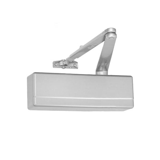 Sargent - 281 - Powerglide Cast Iron Door Closer w/ UO - Universal Standard Arm Package - EN - Sprayed Aluminum Enamel - Grade 1 - UHS Hardware