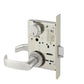 Sargent - 8205 - Mechanical Mortise Lock - LN Rose / L Lever - Office/Entry - LA Keyway - 0 Bitted Core - Stainless Steel - Fire rated -Grade 1 - UHS Hardware
