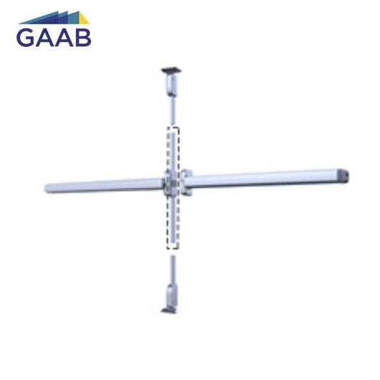 GAAB - T291-05  - Vertical Rod - Suitable for T300 series and T290 series - Satin Chrome - UHS Hardware