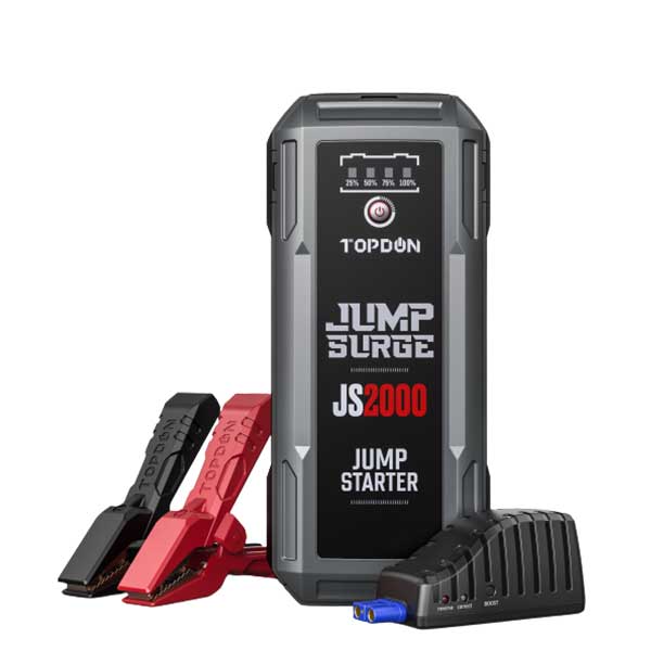 TOPDON - JumpSurge 2000 - Power Bank & Jumpstarter - Boost Function - w/Flashlight - 12V - UHS Hardware