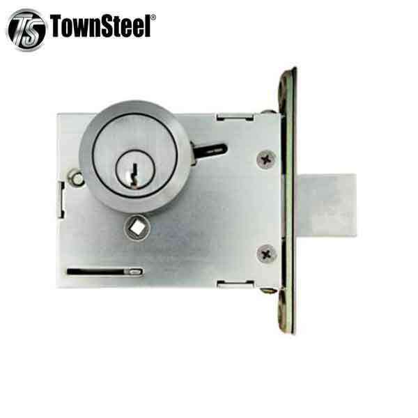 TownSteel - DBM16 - Commercial Mortise Deadbolt - Double  Cylinder  - 2-3/4 " Backset - Satin Chrome -  Grade 1 - UHS Hardware