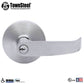 TownSteel - ED8900LQ - Sectional Lever Trim - Storeroom - Nightlatch - LQ Curved Lever - Non-Handed - 6-Pin Schlage Keyway - Compatible with Rim, SVR, LBR & 3 Point Push Bars - Satin Stainless - Grade 1 - UHS Hardware