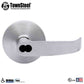 TownSteel - ED8900LQ - Sectional Lever Trim - Entrance - LQ Curved Lever - Non-Handed - Schlage SLFIC Prepped - Compatible with Concealed V/R Exit Device - Satin Stainless - Grade 1 - UHS Hardware
