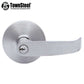 TownSteel - ED8900LQ - Sectional Lever Trim - Storeroom - Nightlatch - LQ Curved Lever - Non-Handed - 6-Pin Schlage Keyway - Compatible with Concealed V/R Exit Device - Satin Chrome - Grade 1 - UHS Hardware