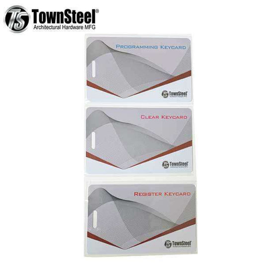 TownSteel - Proximity Lock Programming Card Pack - Register - Program - Clear - UHS Hardware