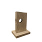 Lock Display with 1 Hole - Natural Wood - Short - UHS Hardware