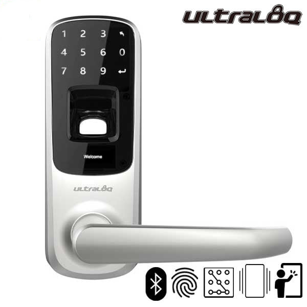 Ultraloq - 5-in-1 Keyless Entry Smart Lock - Bluetooth - Finger Print Reader - Key Code - Phone Unlock - Backup Key - UHS Hardware