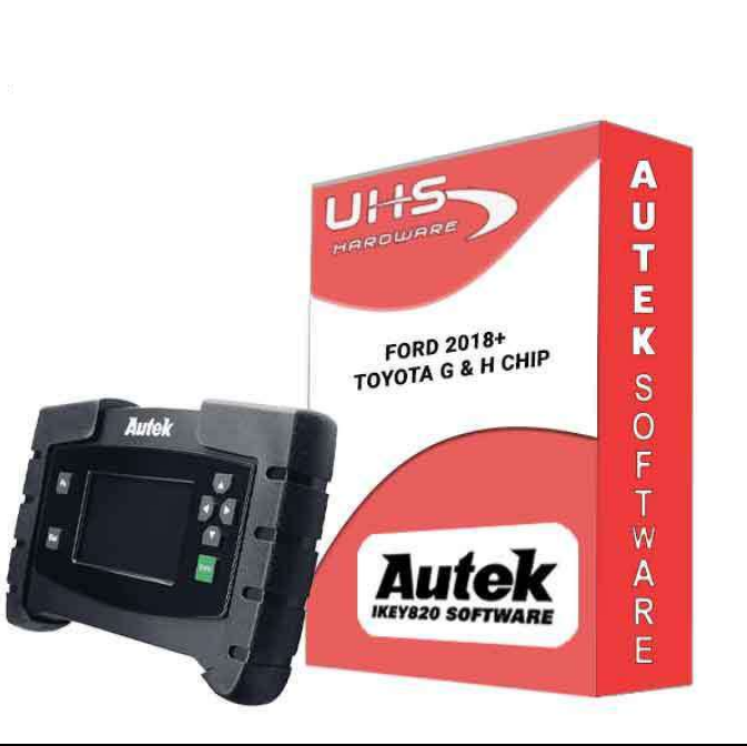 Autek - IKEY820 - Ford 2018+  & Toyota G / H Chip  Software - UHS Hardware