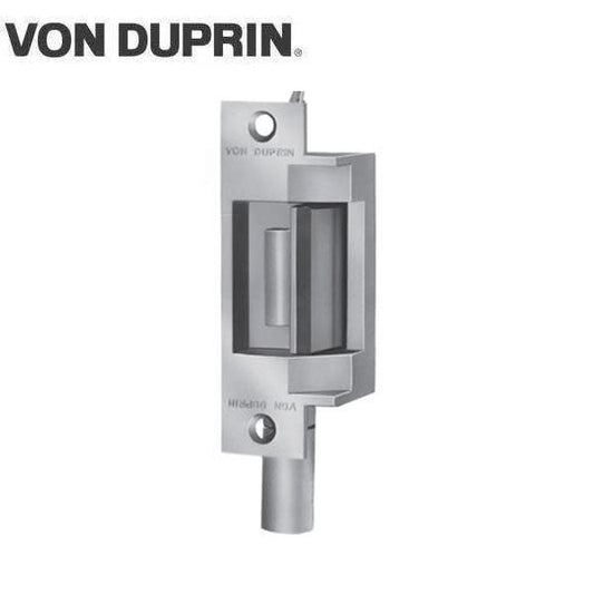 Von Duprin - 6211 Electric Strike for Mortise or Cylindrical Devices - Fail Secure - Satin Stainless - 12VDC - UHS Hardware