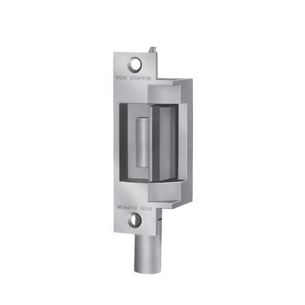 Von Duprin - 6211 Electric Strike for Mortise or Cylindrical Devices - Fail Secure - Satin Stainless - 12VDC - UHS Hardware