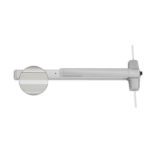 Von Duprin - 9927EO - Surface Mounted Vertical Rod Exit Device - Exit Only - No Trim - Satin Chrome Finish - 3 Foot - UHS Hardware