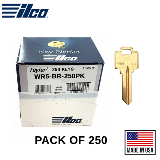 WR5-BR WEISER Key Blank 250 Pack -  ILCO - UHS Hardware