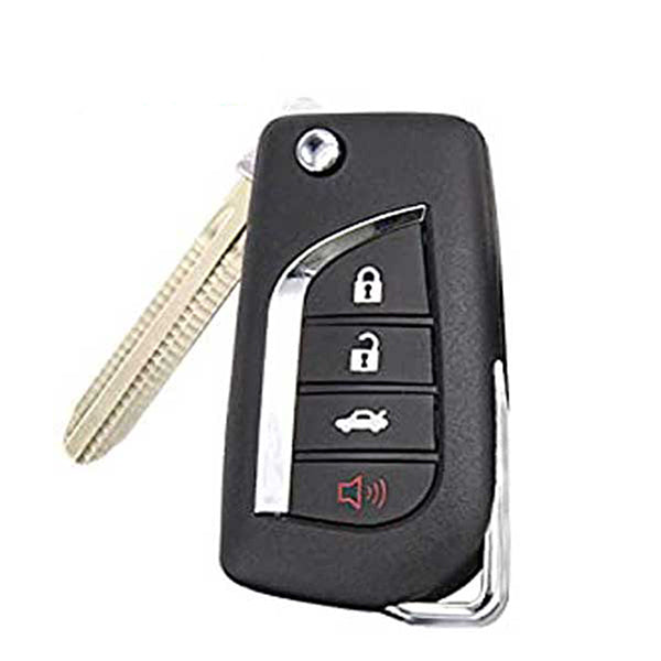 Toyota 2006 - 2012 / 4-Button Flip Key NEW STYLE / HYQ12BBY (67 Chip) (RFK-TOY-BBY-67) - UHS Hardware