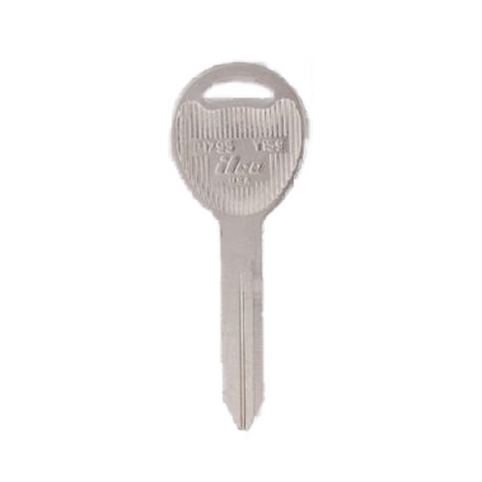 Taylor Chrysler Y159 Key Blank Nickel Plated Finish - ILCO-Y159-NP - UHS Hardware