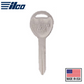 Taylor Chrysler Y159 Key Blank Nickel Plated Finish - ILCO-Y159-NP - UHS Hardware